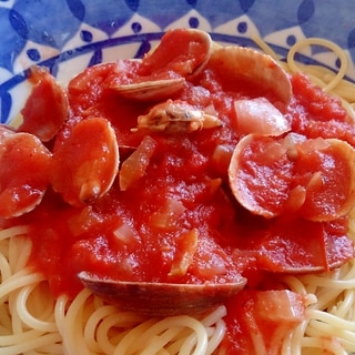 ボンゴレ・ロッソ～子供もOKの辛くないパスタ～